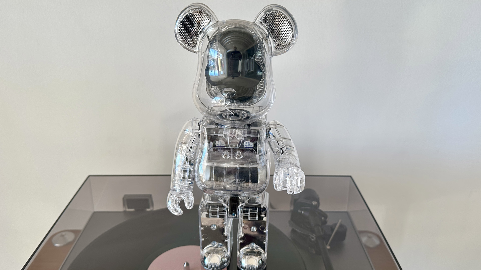 I tried the expensive yet eccentric Bearbrick Bluetooth speaker