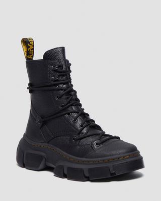 DMXL 8-eye leather boots in Black | Dr. Martens