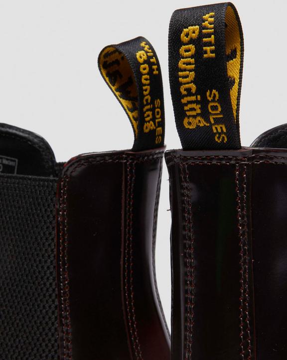 Graeme Arcadia leather Chelsea boots in Cherry Red Arcadia | Dr