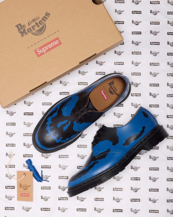 1461 SUPREME SKULL in Blue | Dr. Martens