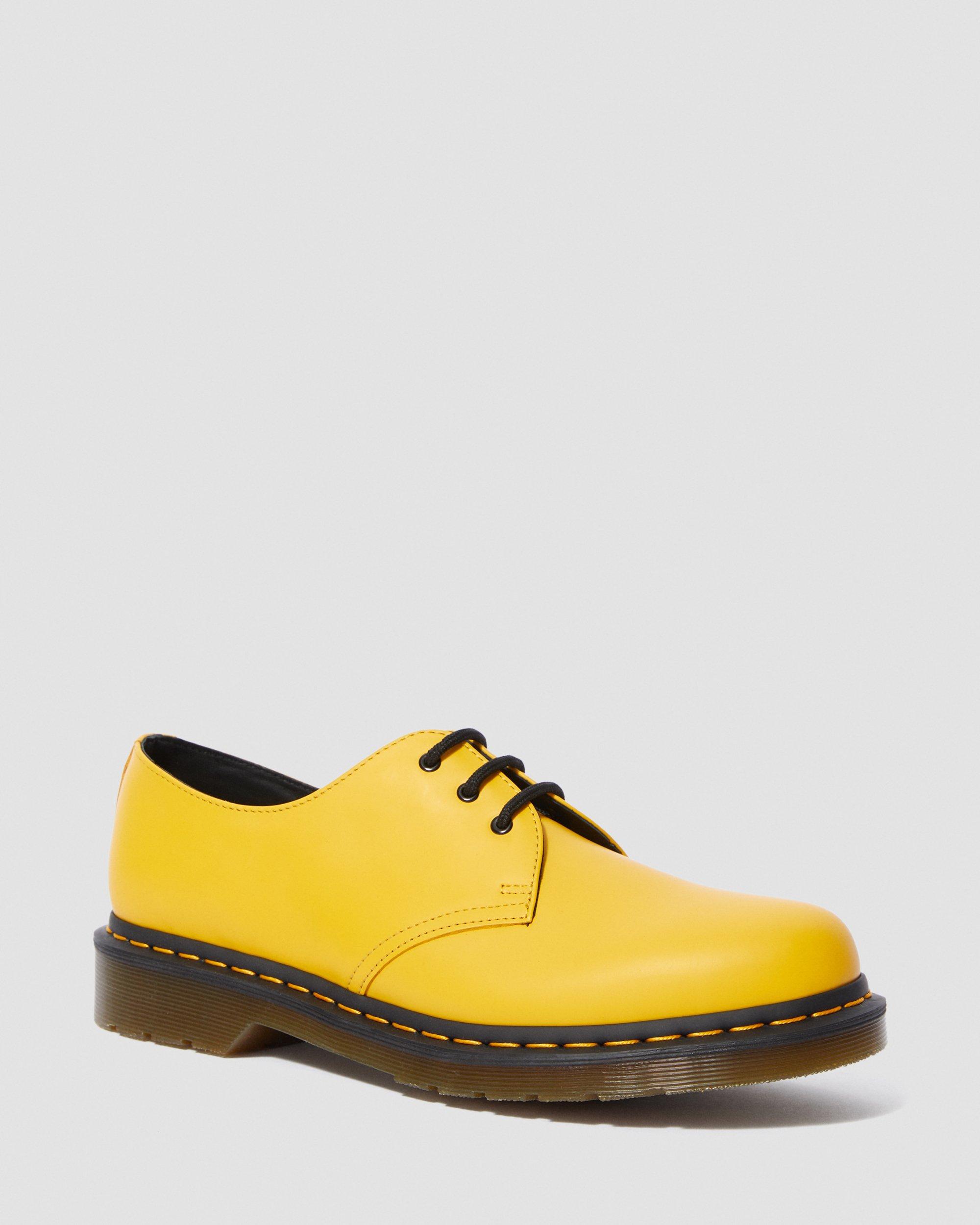 1461 Smooth Leather Oxford Shoes in Yellow | Dr. Martens