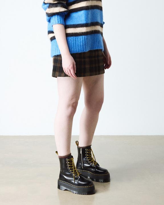 Jadon Max Boot Women's Platforms in Black | Dr. Martens