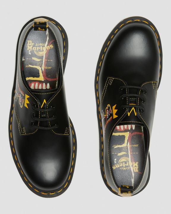 1461 Basquiat Leather Oxford Shoes​ in Black | Dr. Martens