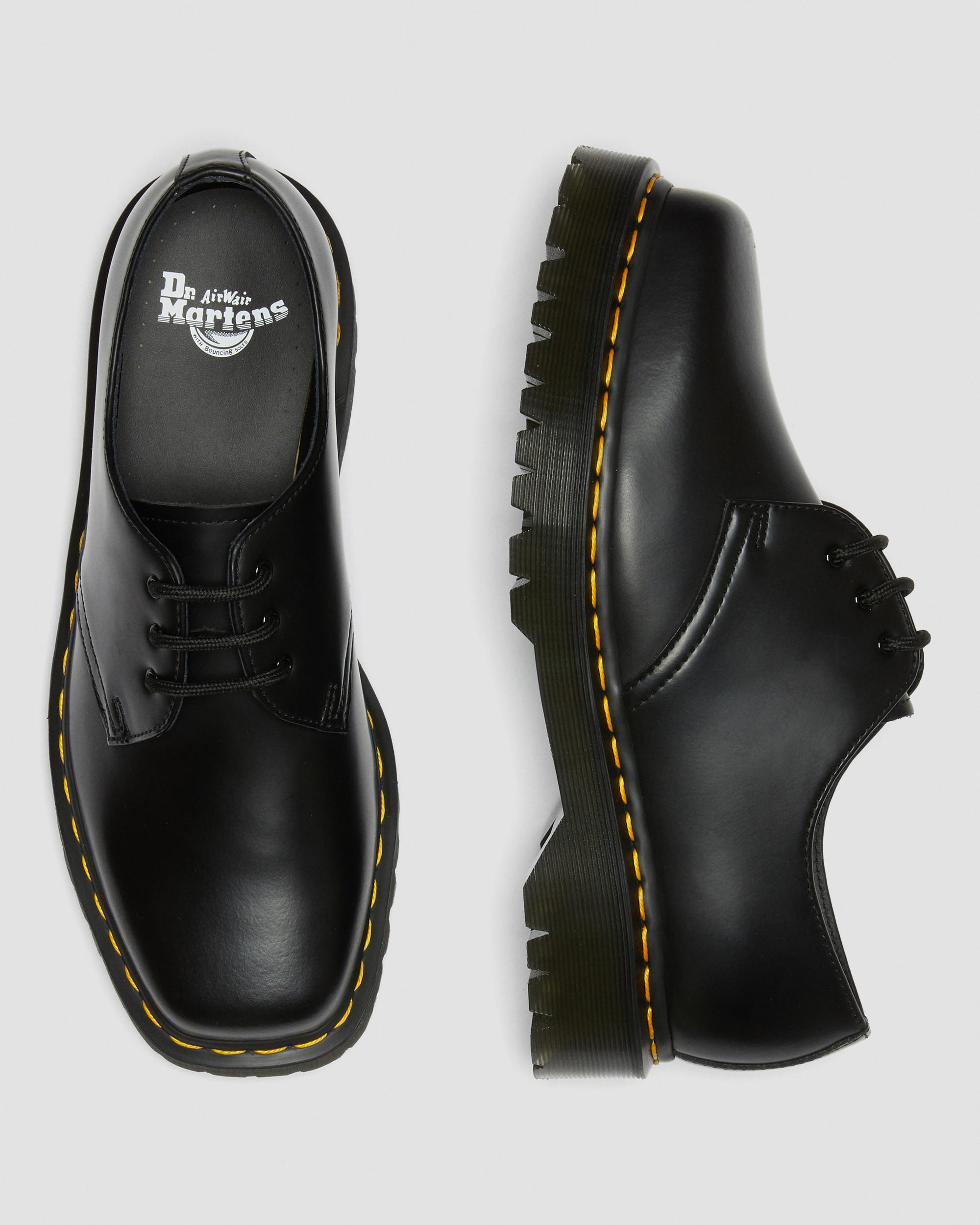 1461 Bex Squared Toe Leather Oxford Shoes in Black | Dr. Martens