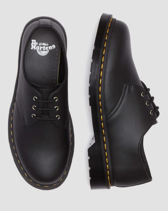 1461 Genix Nappa Leather Oxford Shoes in Black | Dr. Martens