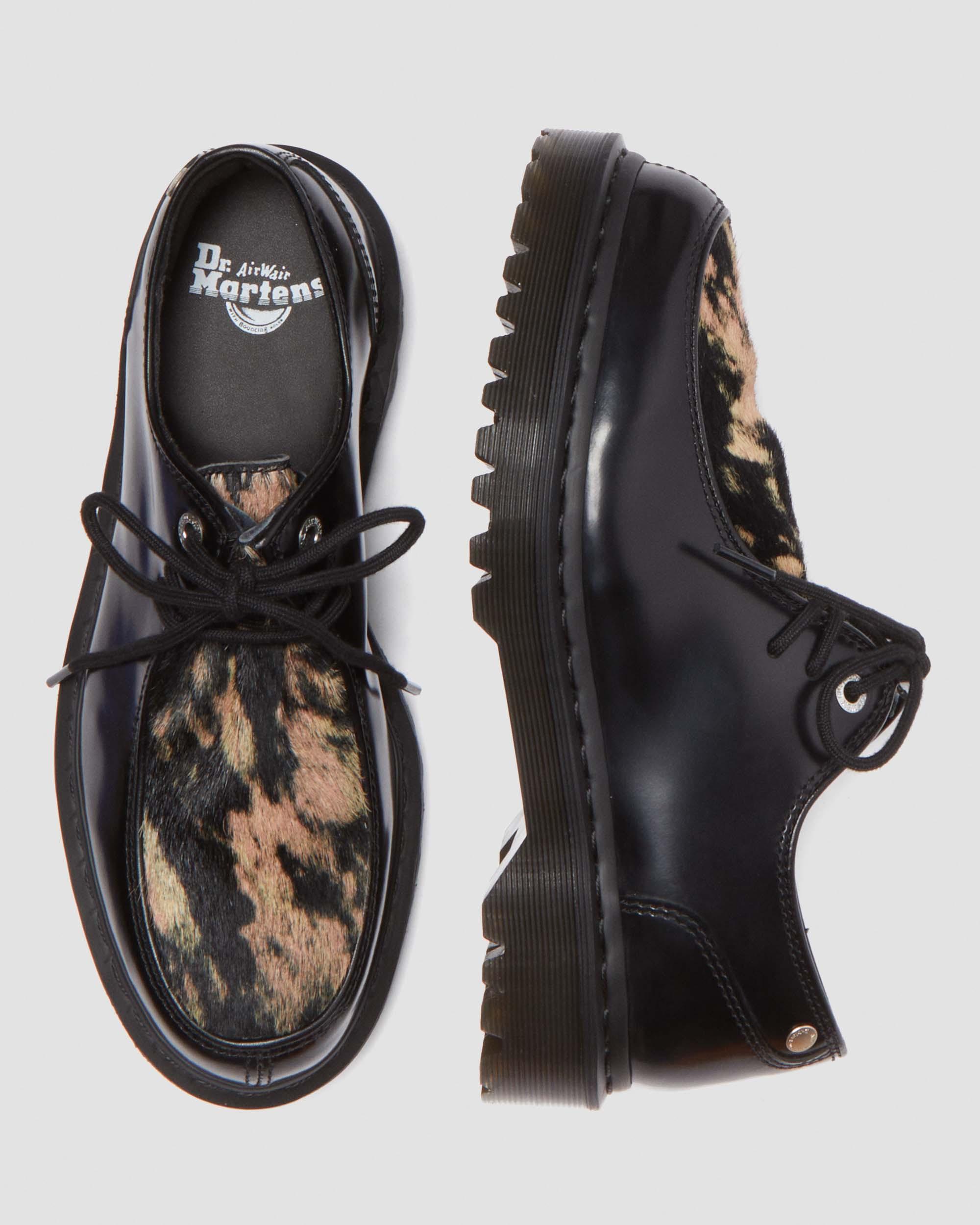 Zeffir 3i Bex Buttero Hair On Shoes in Black | Dr. Martens