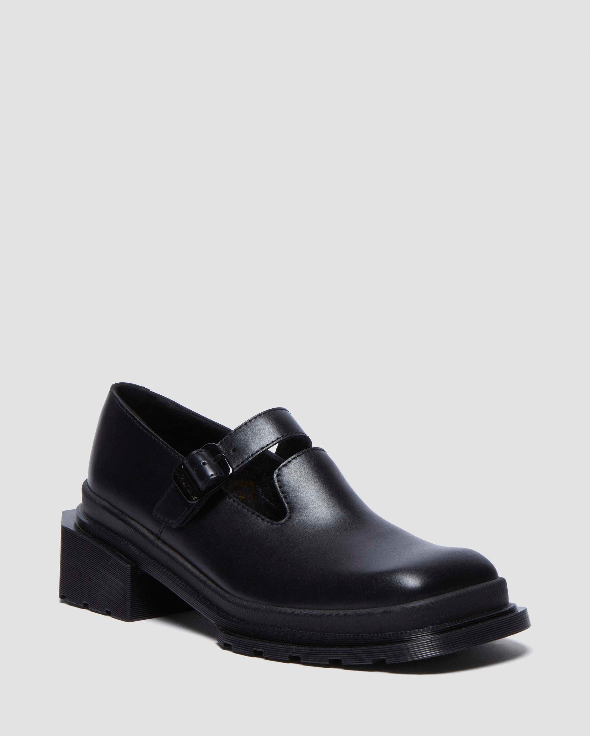 Maybole Square Toe Mary Jane Shoes in Black | Dr. Martens