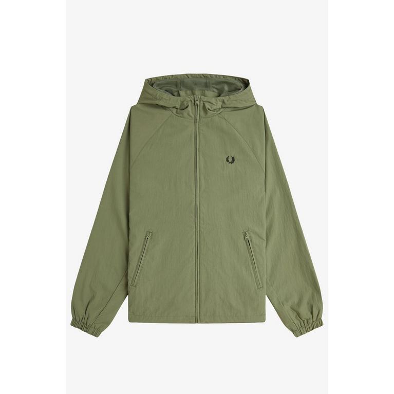 Fred Perry Men's Taslan Hooded Shell Rain Anorak | USC