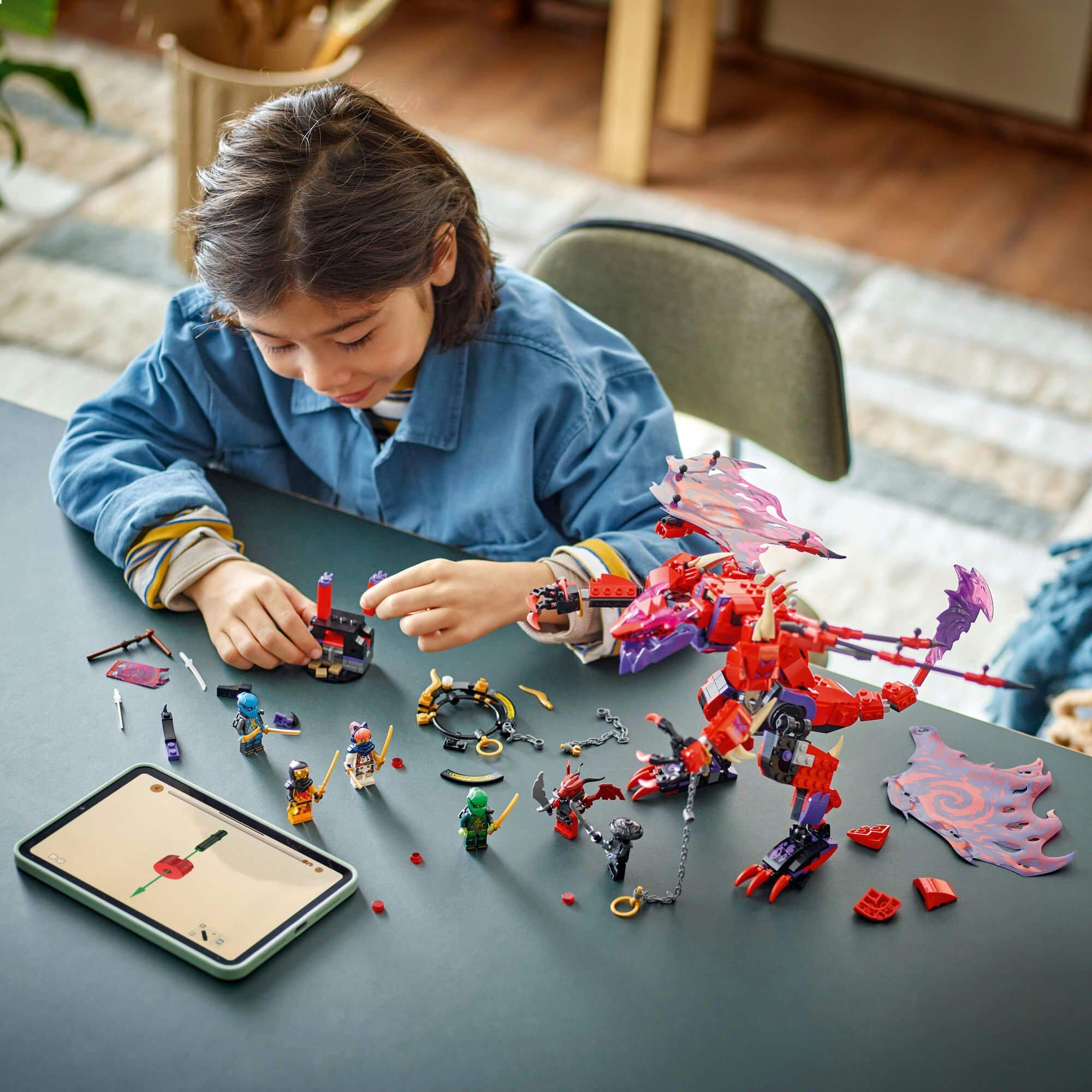 LEGO NINJAGO 71832 Thunderfang Dragon of Chaos Set | Sports Direct