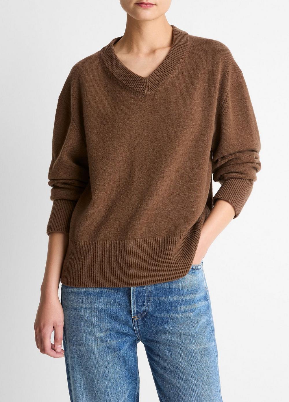 Wool-Cashmere-V-Neck-Sweater-
