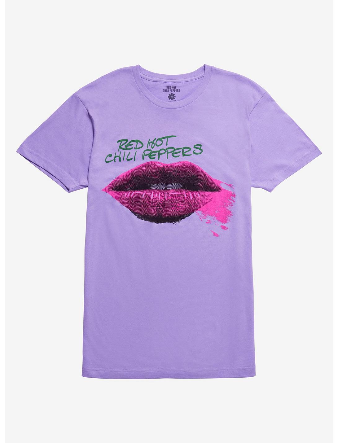 Red Hot Chili Peppers Smeared Lips Pigment-Dyed T-Shirt | Hot Topic