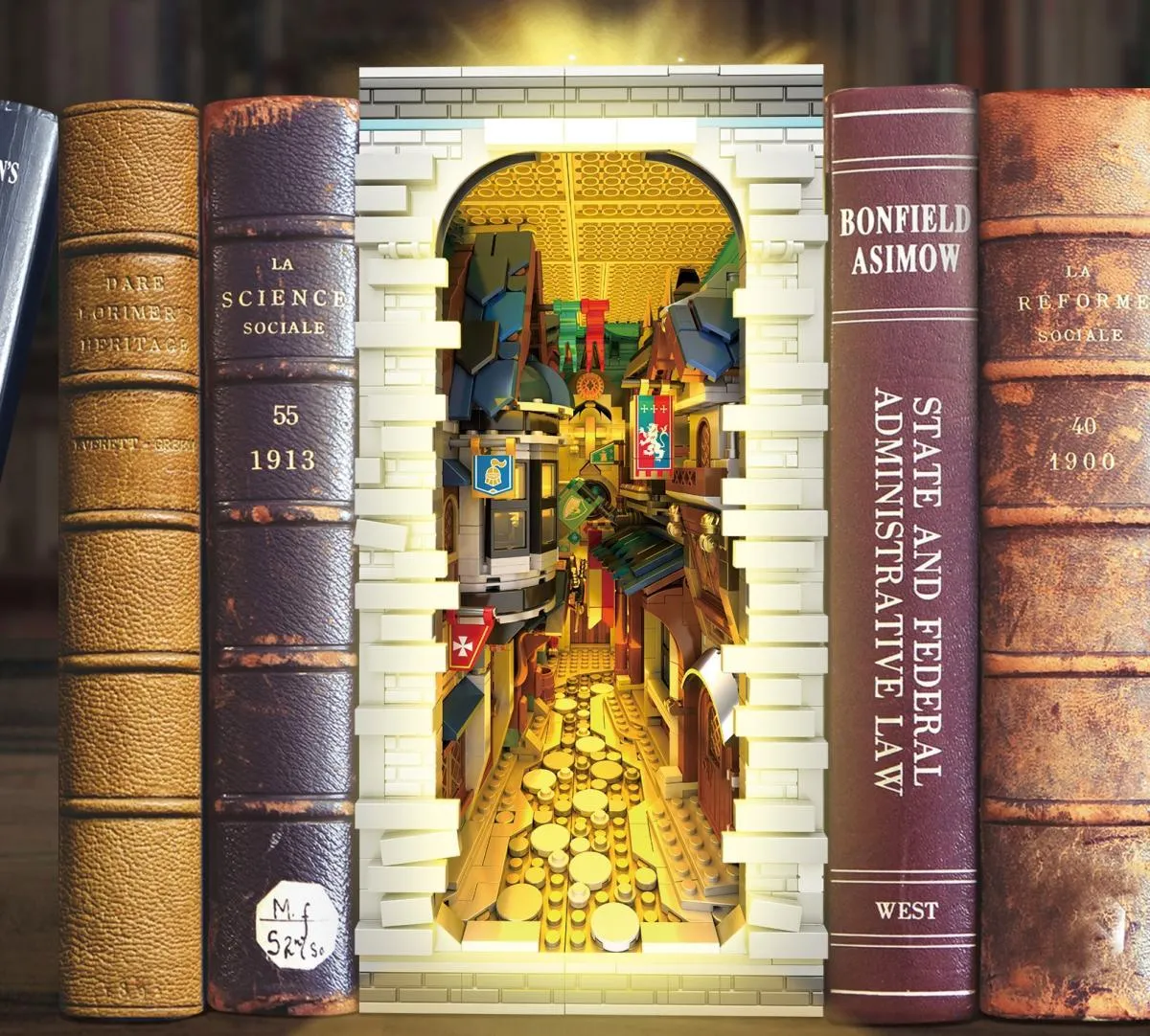 Reobrix European Century Book Nook • Set 66026 • SetDB