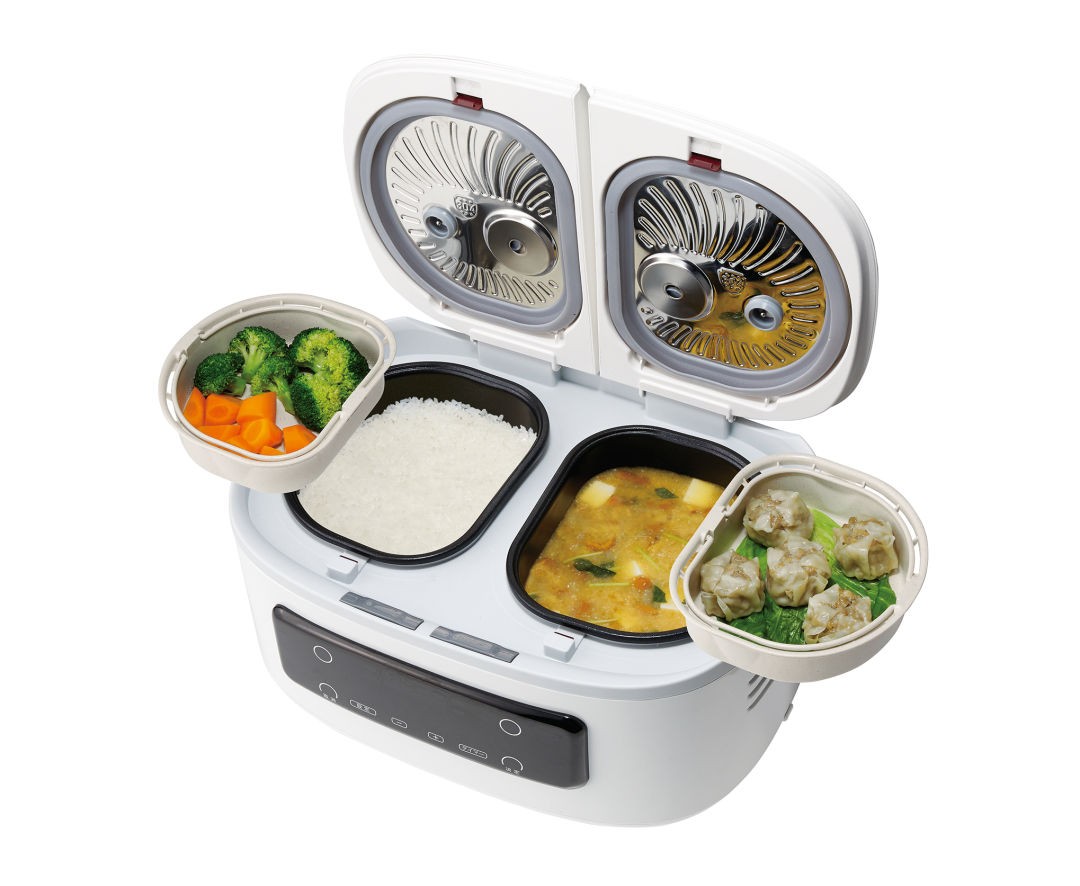 4品同時に作れる！自動調理鍋「ツインシェフ」が家事の負担を軽減