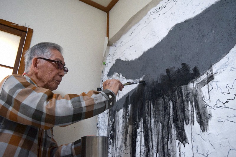 原爆の絵、ゲルニカに ピカソと重なる反戦の思い 奈良・河勝さんが作品