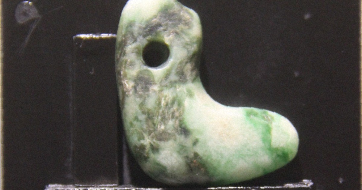 標津で出土の勾玉 新潟産ヒスイ、1000キロの旅 縄文期では最東端、経済