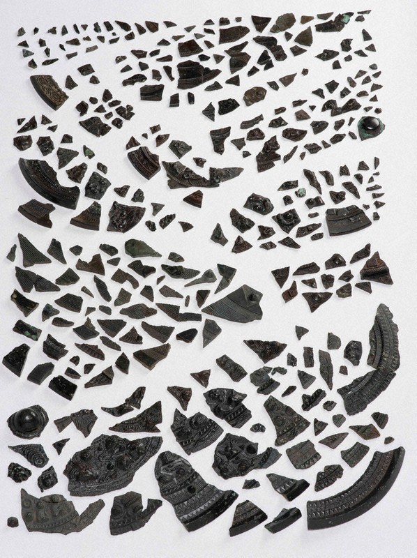 最多更新、銅鏡103枚以上 桜井茶臼山古墳の出土破片 橿考研調査で判明