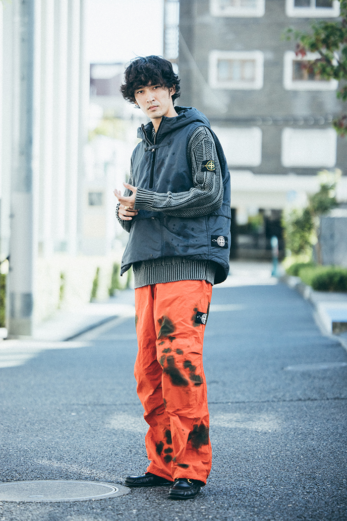 上杉柊平とTEPPEIに聞く、30代のリアルなスタイル、洋服、STONE ISLAND