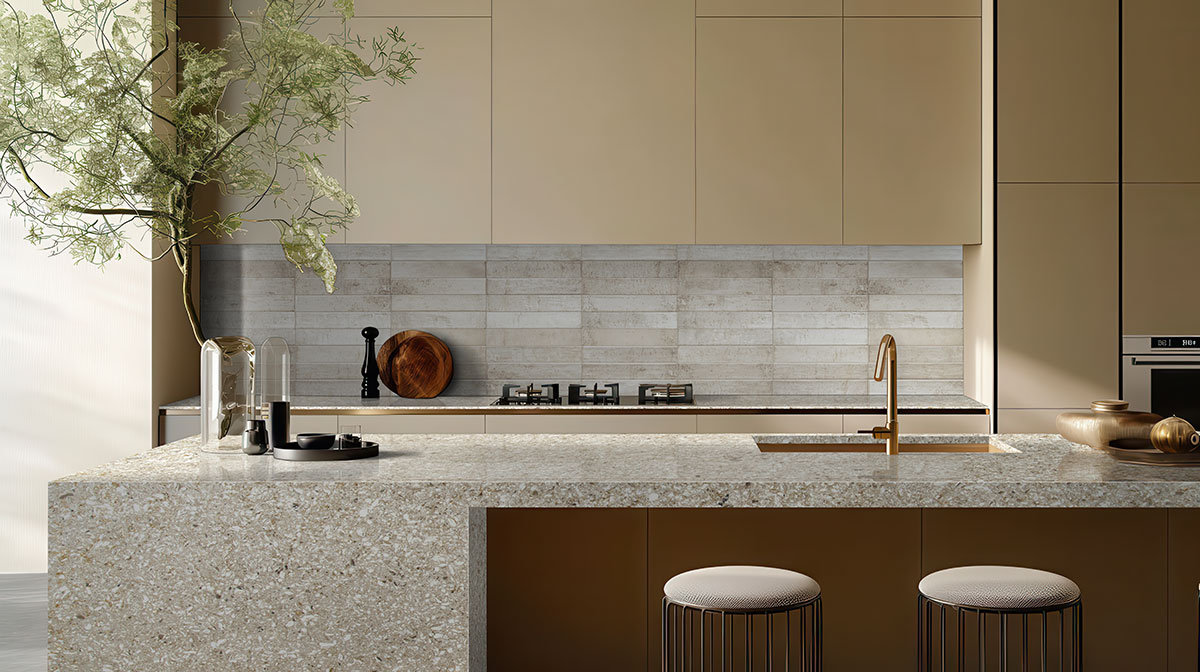 Stella Biscotti 2x10 Glossy Ceramic Wall Tile - MSI Surfaces