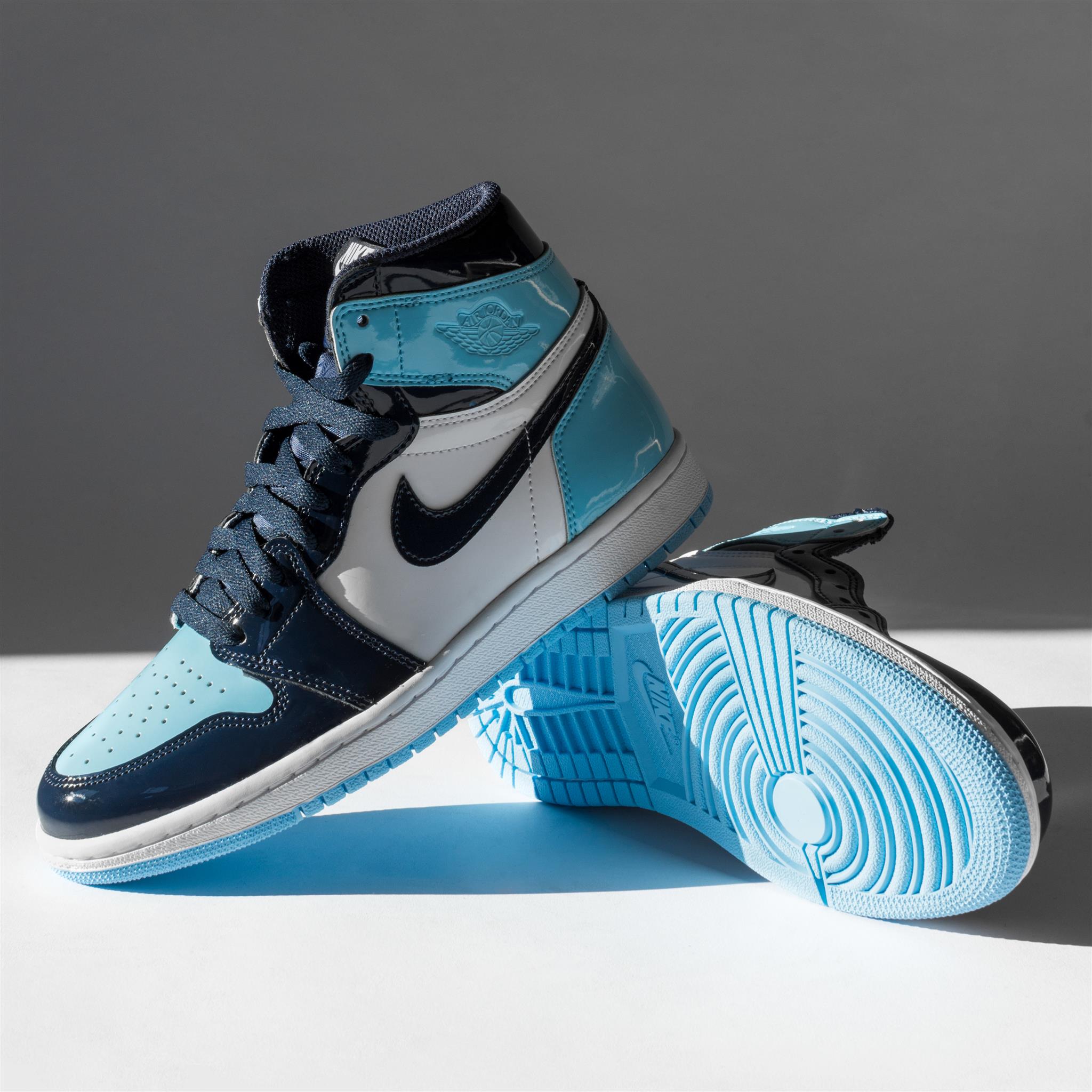 Nike Air Jordan 1 Retro High UNC Patent