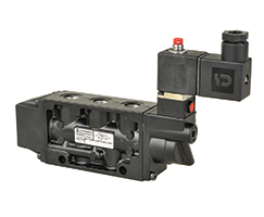 K71EA00KS6KV1 | Nugget 200 Series 120Vac 5/2 non-locking solenoid