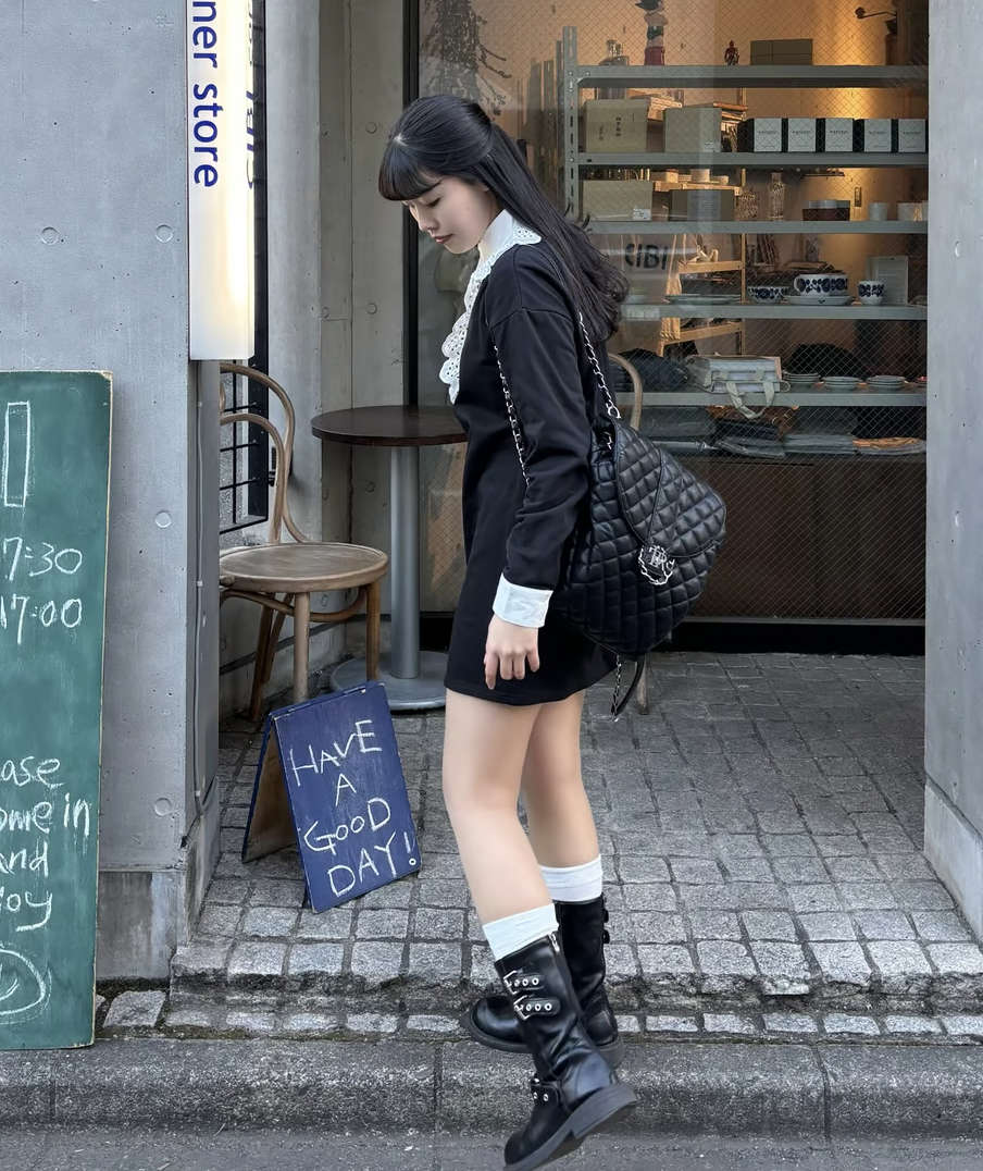 frill collar mini one-piece | ファッション通販サイト NUGU