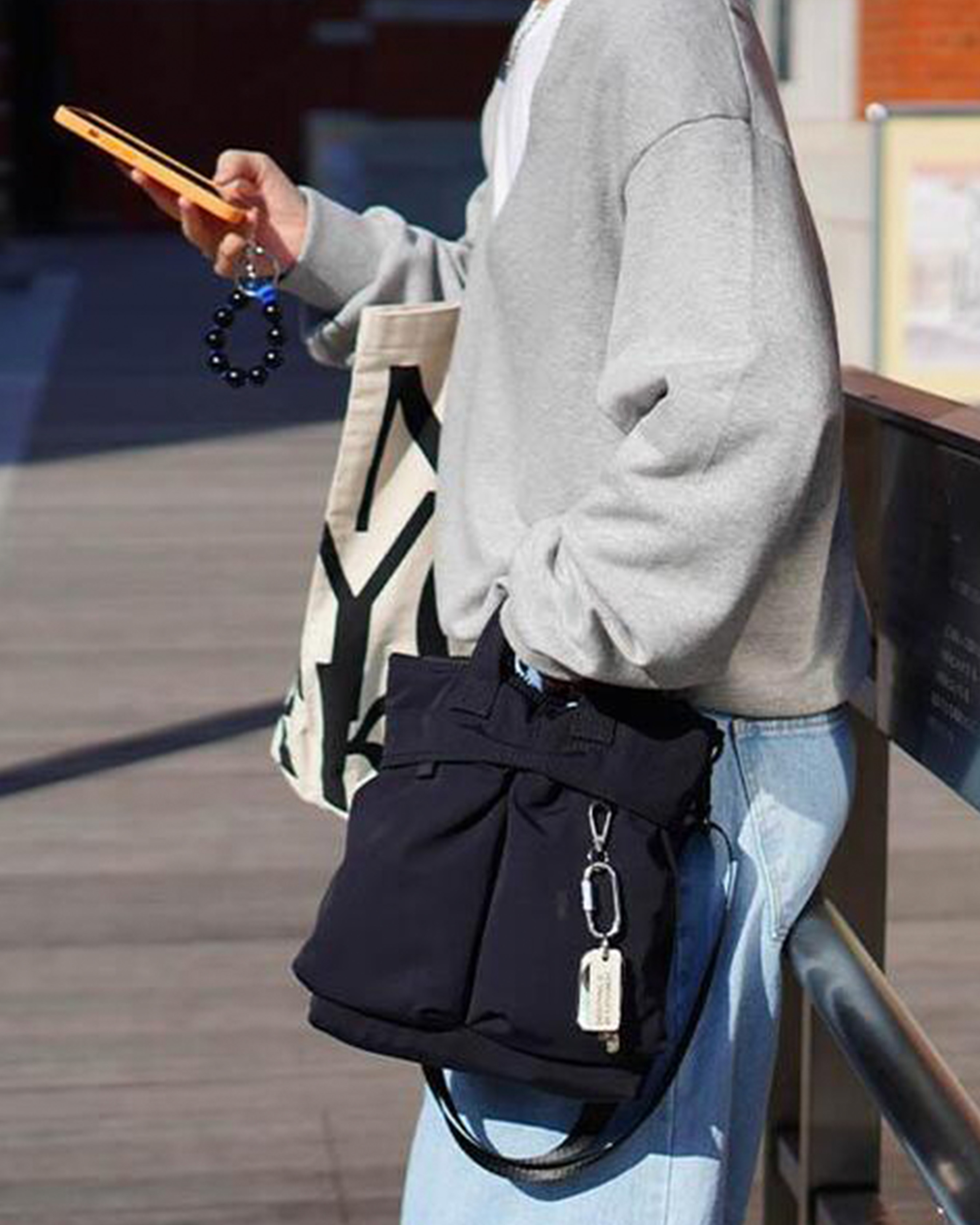 12回再販](ORIGINAL) ミニマルチポケットクロスバッグ | ファッション