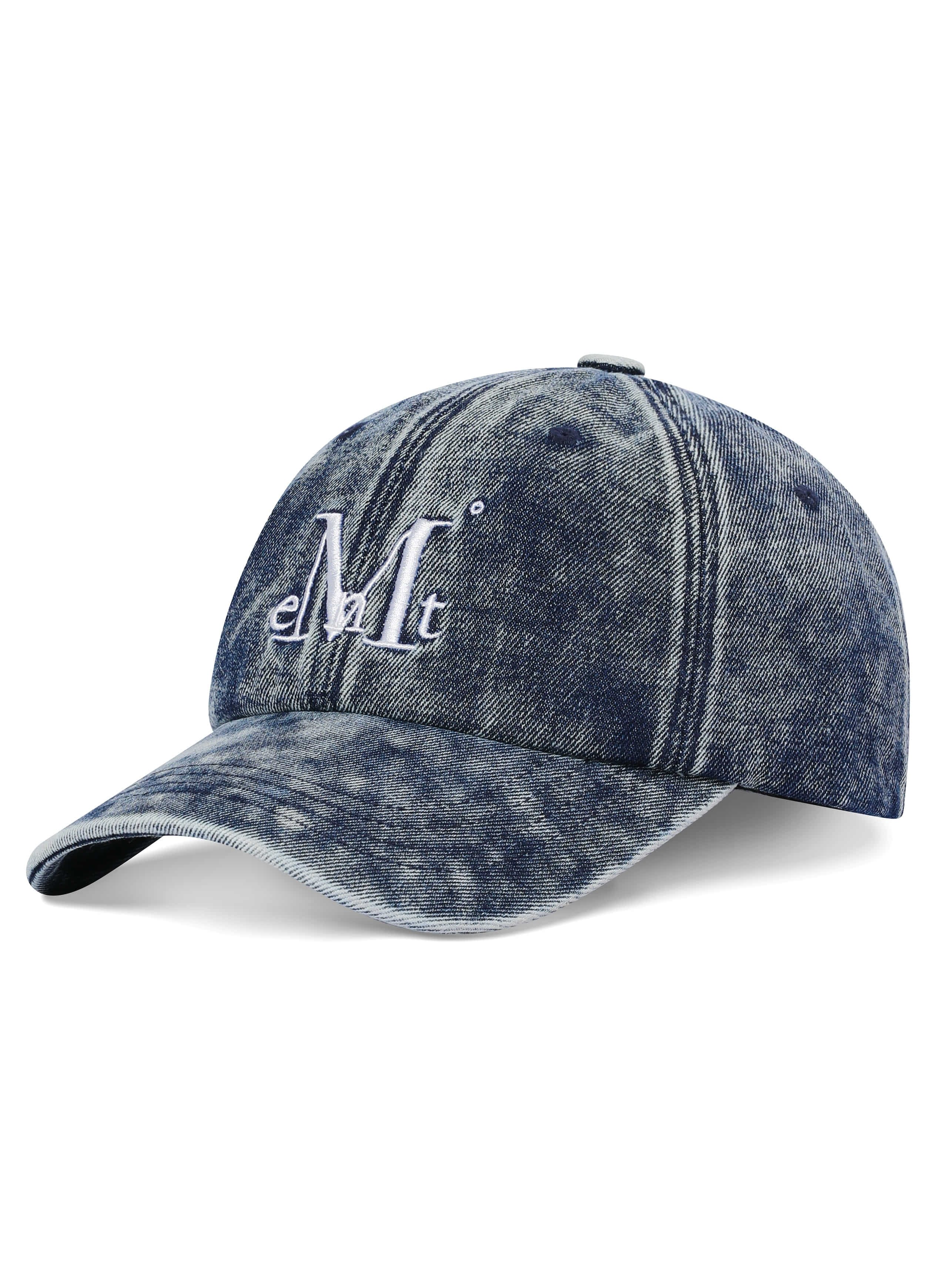 MUCENT SIGNATURE BALL CAP (Stone washing denim) キャップ