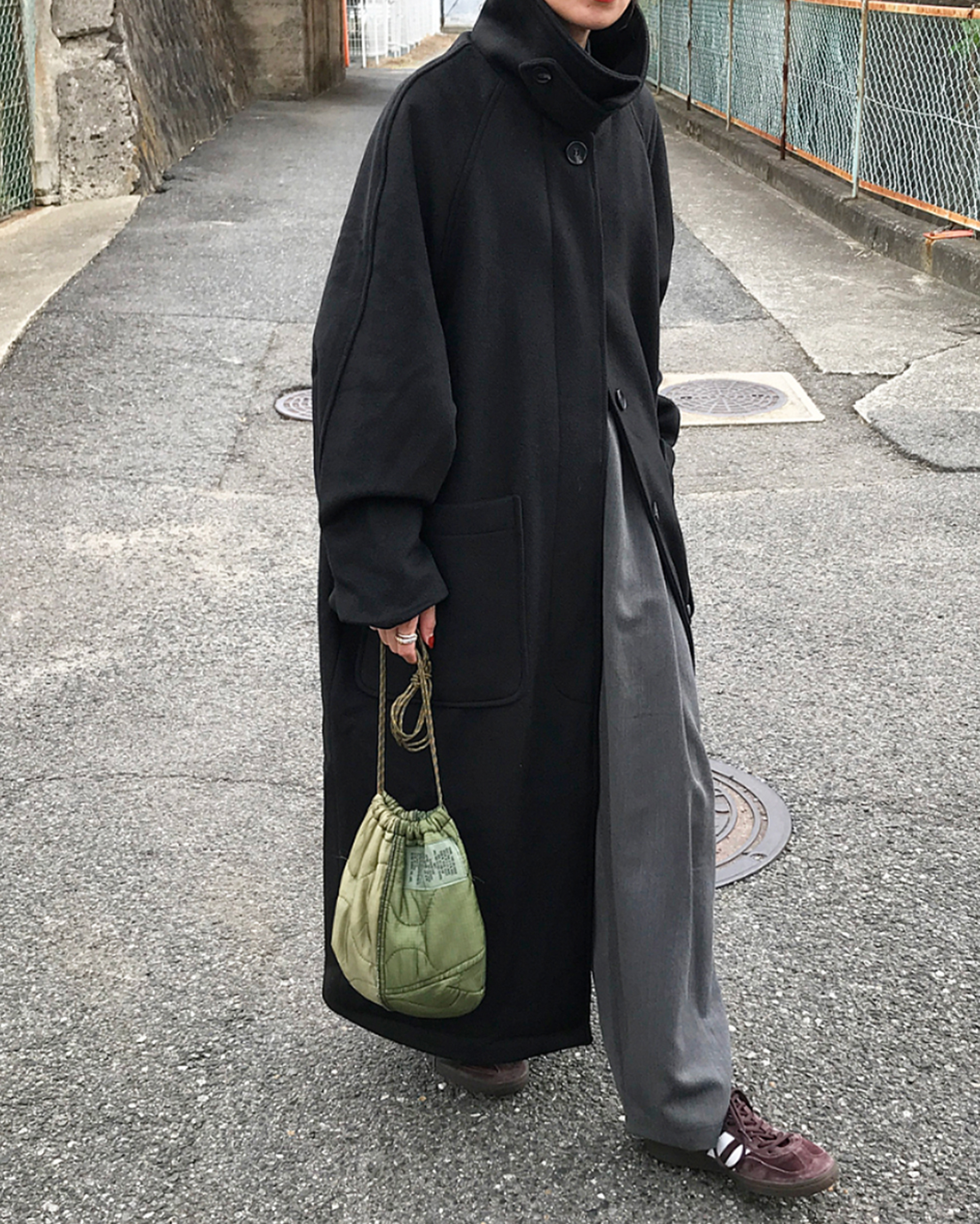 klee モンスターコート 黒 ブラック kumika nugu 15回再販](ORIGINAL