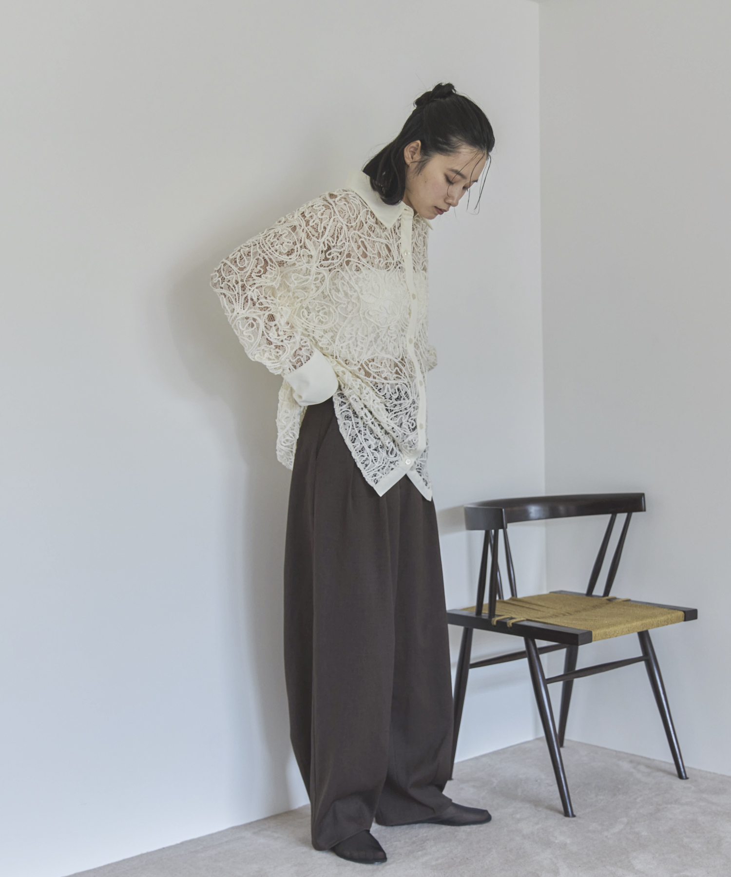 コードレースシアーシャツ | ファッション通販サイト NUGU