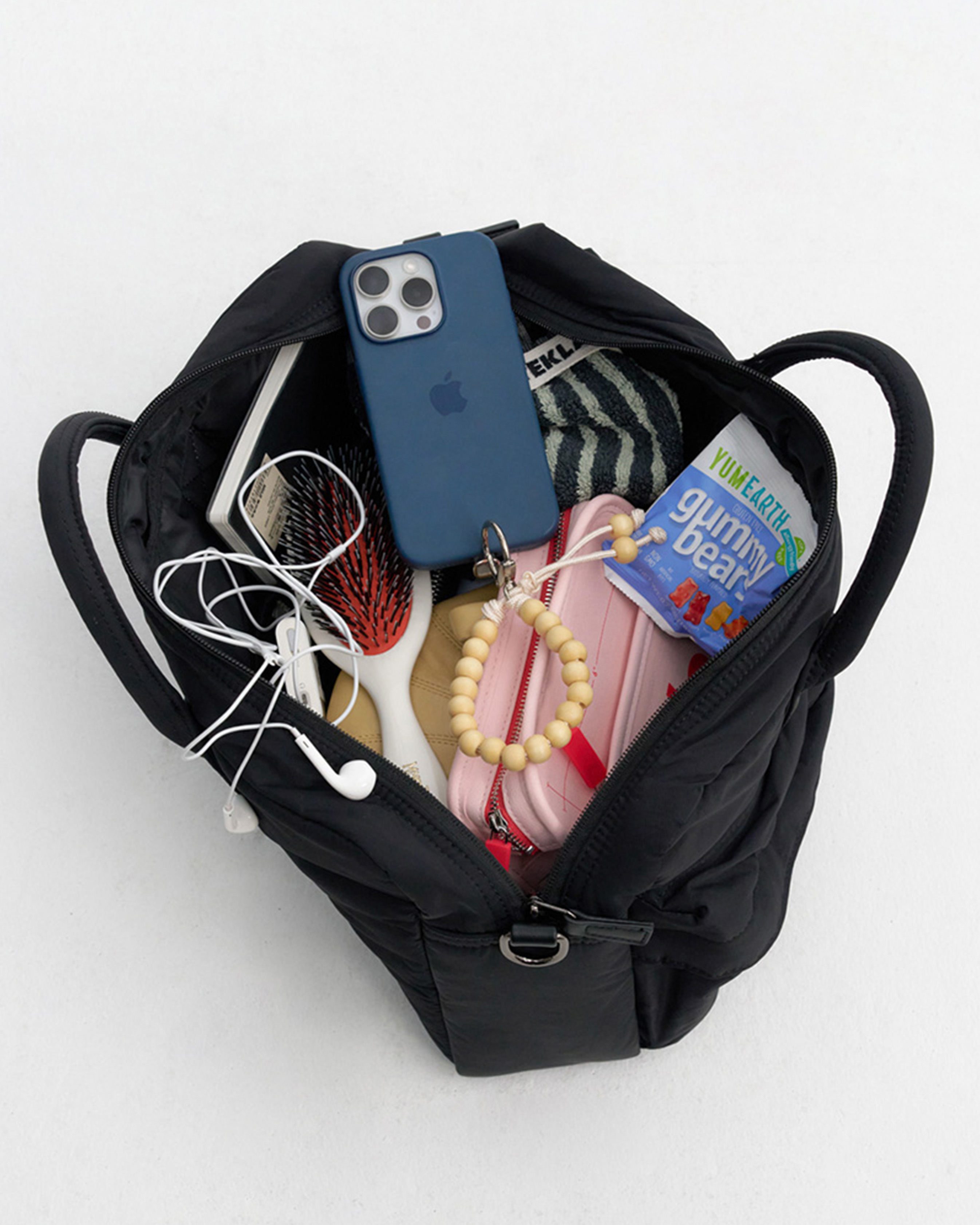 6回再販](ORIGINAL) ミドルマルチポケットクロスバック (black