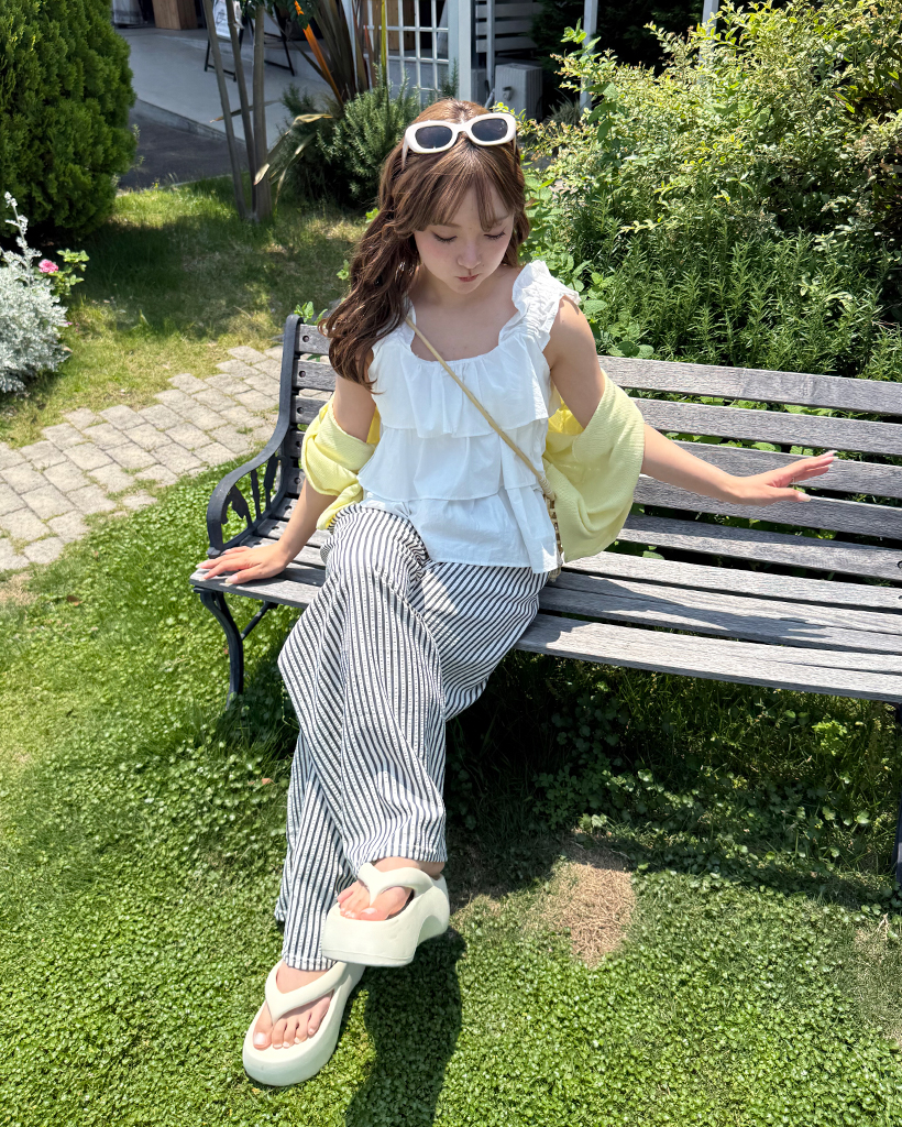 フリルティアードギャザーフリルトップス | ファッション通販サイト NUGU