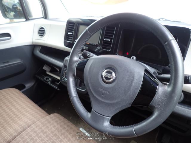 日産 モコ X・2016(H28)年式・白・660cc・オートショップ 秀・11.8万km