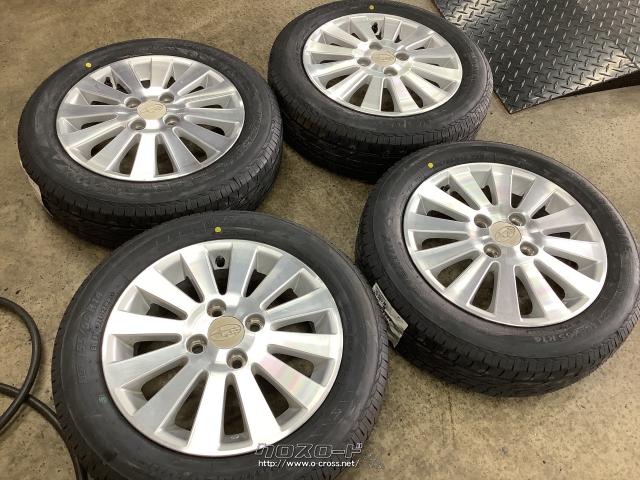 ホイール・タイヤ・14インチ中古スバルステラ純正アルミ4本SetK42・ご