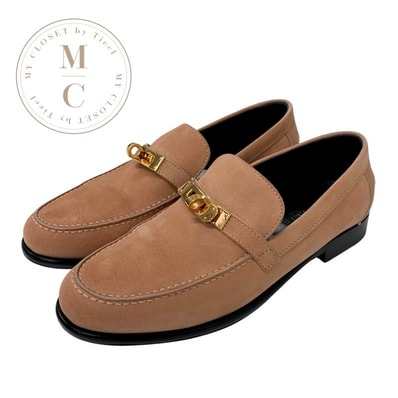 C (やや傷や汚れあり)】エルメス HERMES デスタン ローファー 革靴 靴