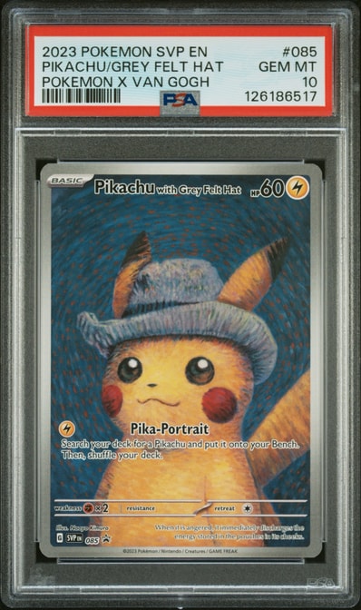 PSA10】ピカチュウ : プロモ [SVP EN 085](「ゴッホ展