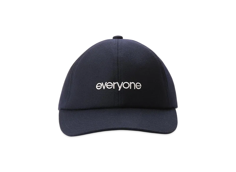 everyone Wool Flannel Original Logo 6-Panel Cap 
