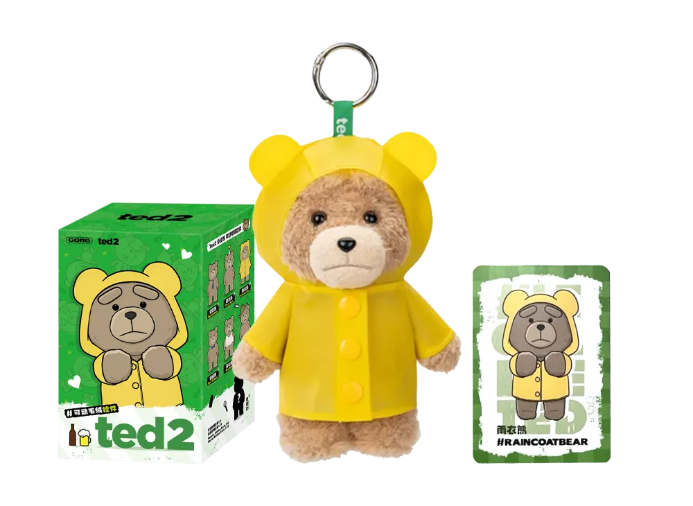 ポップマート Ted2 テディ ベア アクションぬいぐるみペンダント