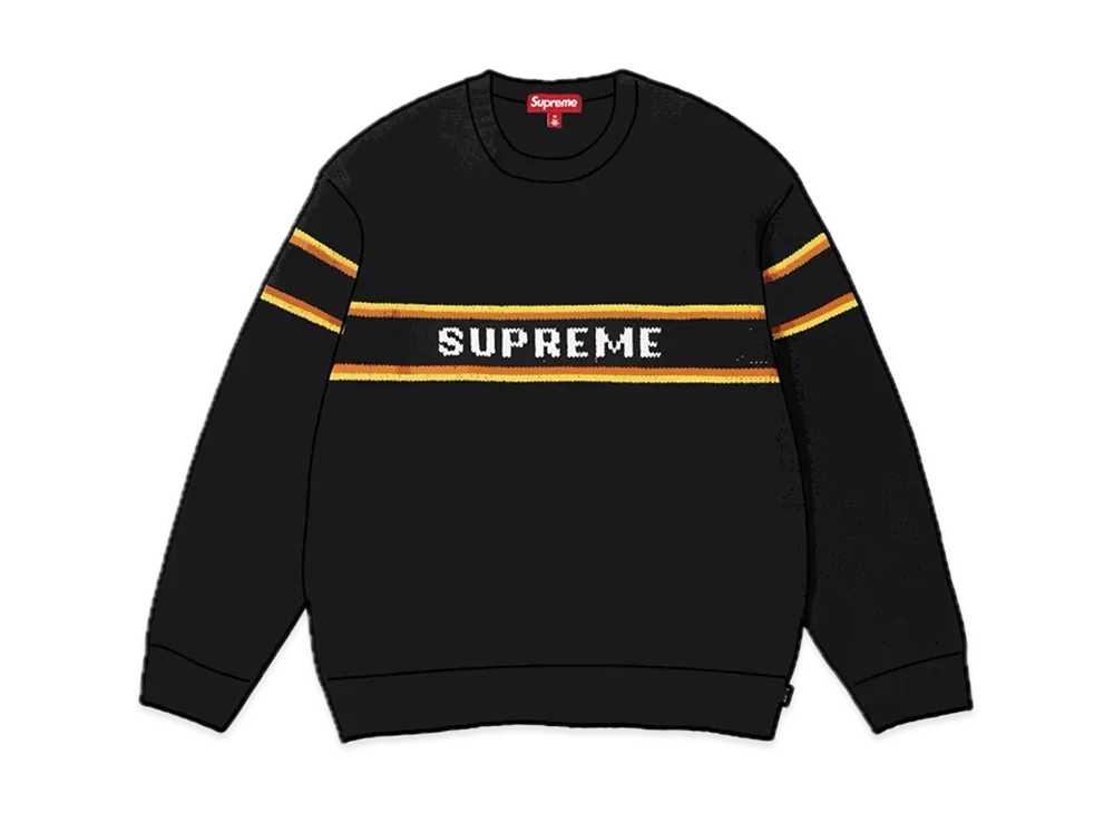 Supreme Chest Stripe Sweater 