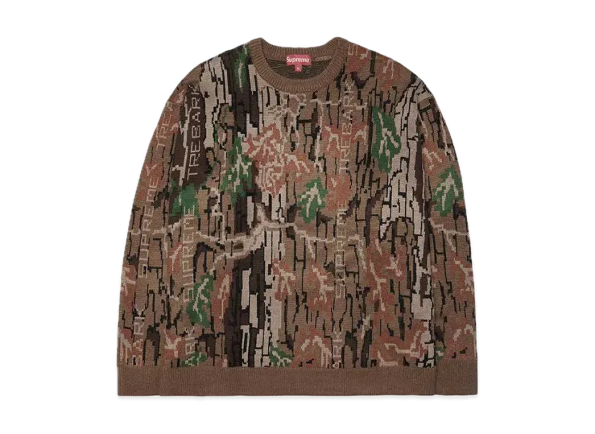 Supreme Trebark Camo Sweater 