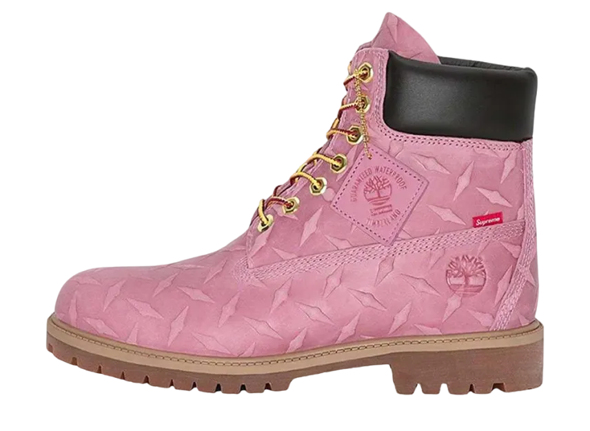 Supreme × Timberland Diamond Plate 6inch Premium Waterproof Boot