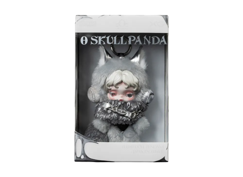 ポップマート スカルパンダ × XG ぬいぐるみペンダント（日本限定）の
