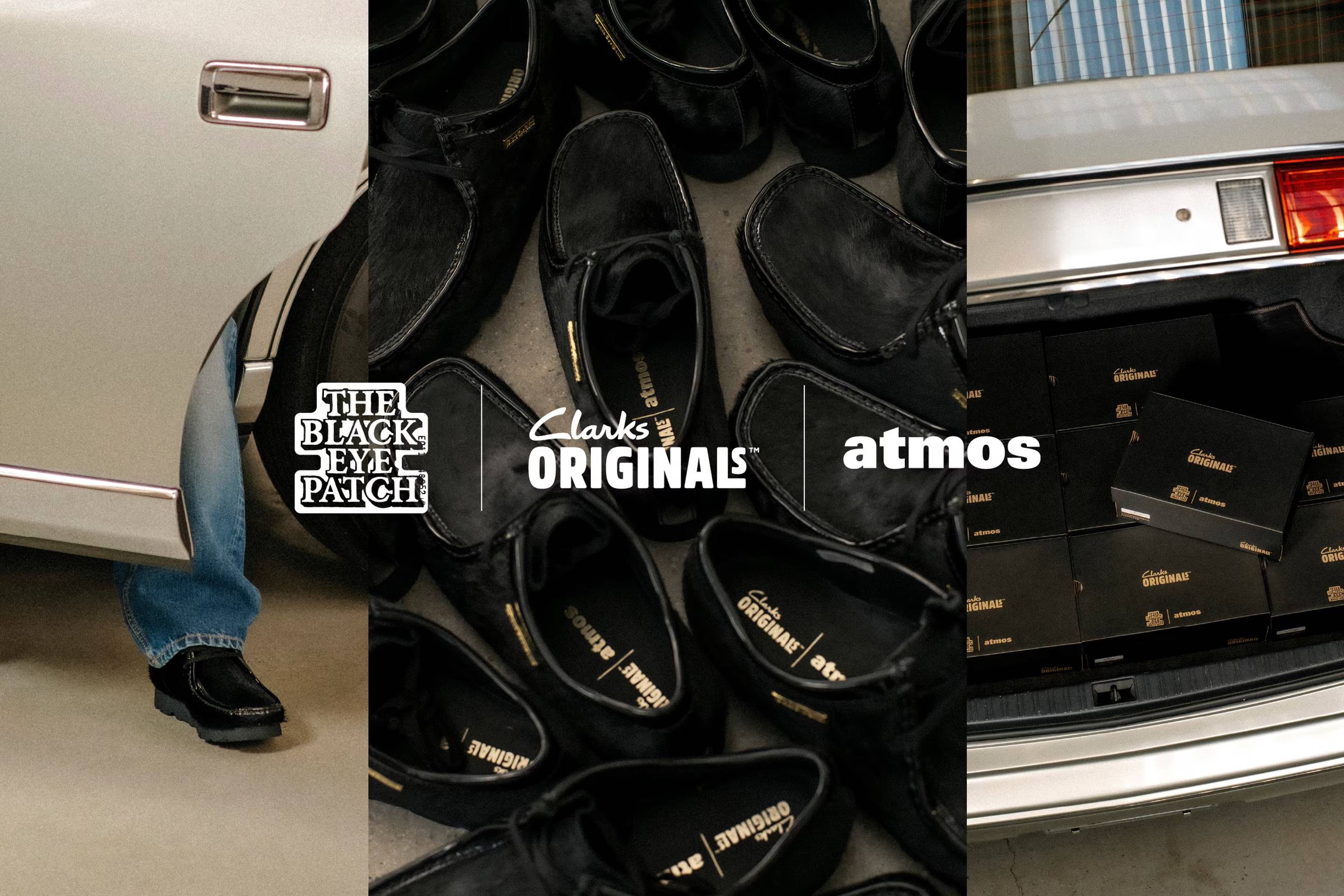 12/24発売｜Black Eye Patch × atmos × Clarks Wallabee 