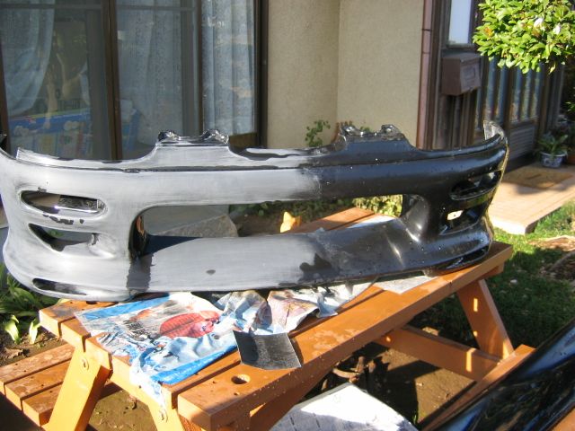 ど素人のバンパー自家塗装 下地作り編（スズキ カプチーノ）by