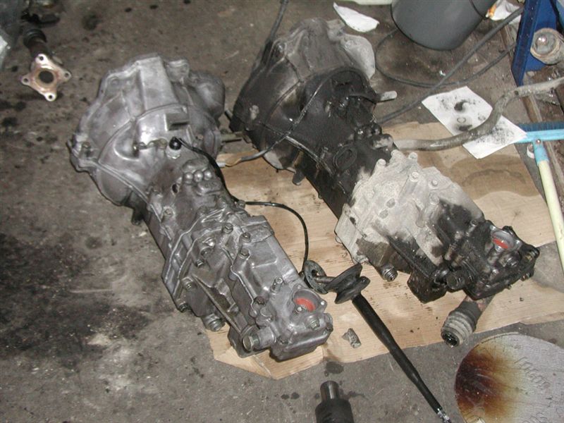 JA22にJA11ミッション、トランスファー コンバート他（スズキ ジムニー