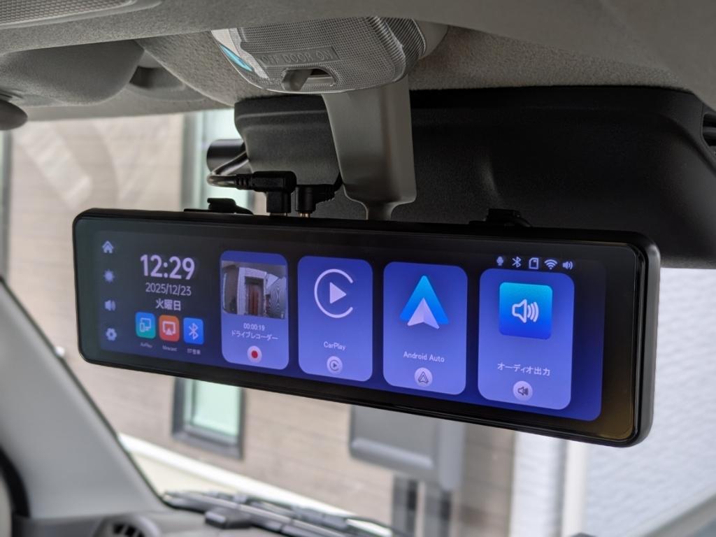 VANBAR ミラー型ドライブレコーダー DC-609 のパーツレビュー