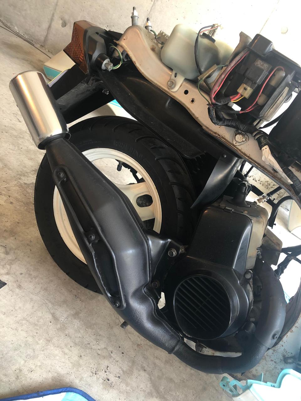 ホンダ純正 DJ-1用マフラー のパーツレビュー | クレージュタクト(なべ