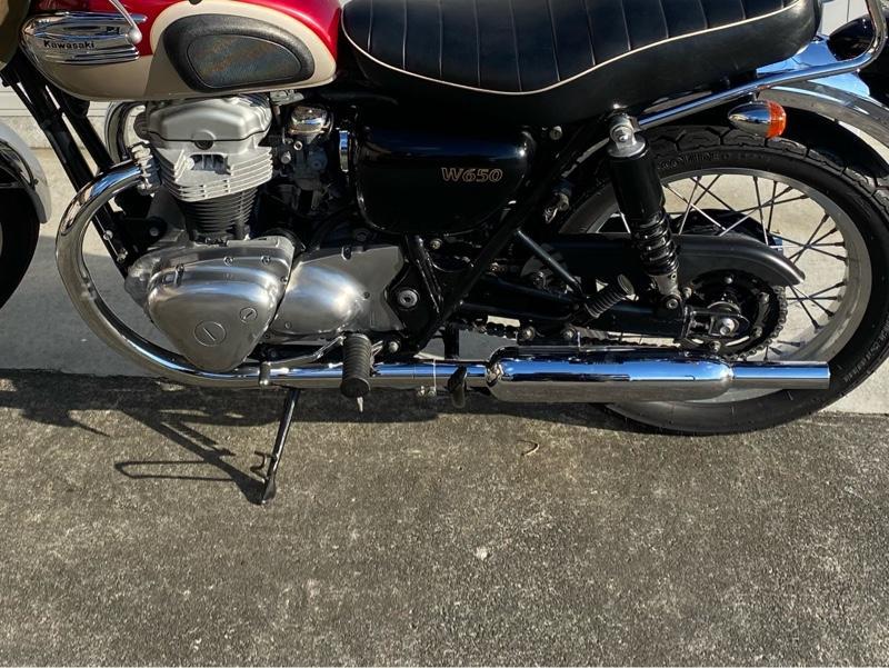 大和ステンレス フルエキ スチール 音量大 のパーツレビュー | W650