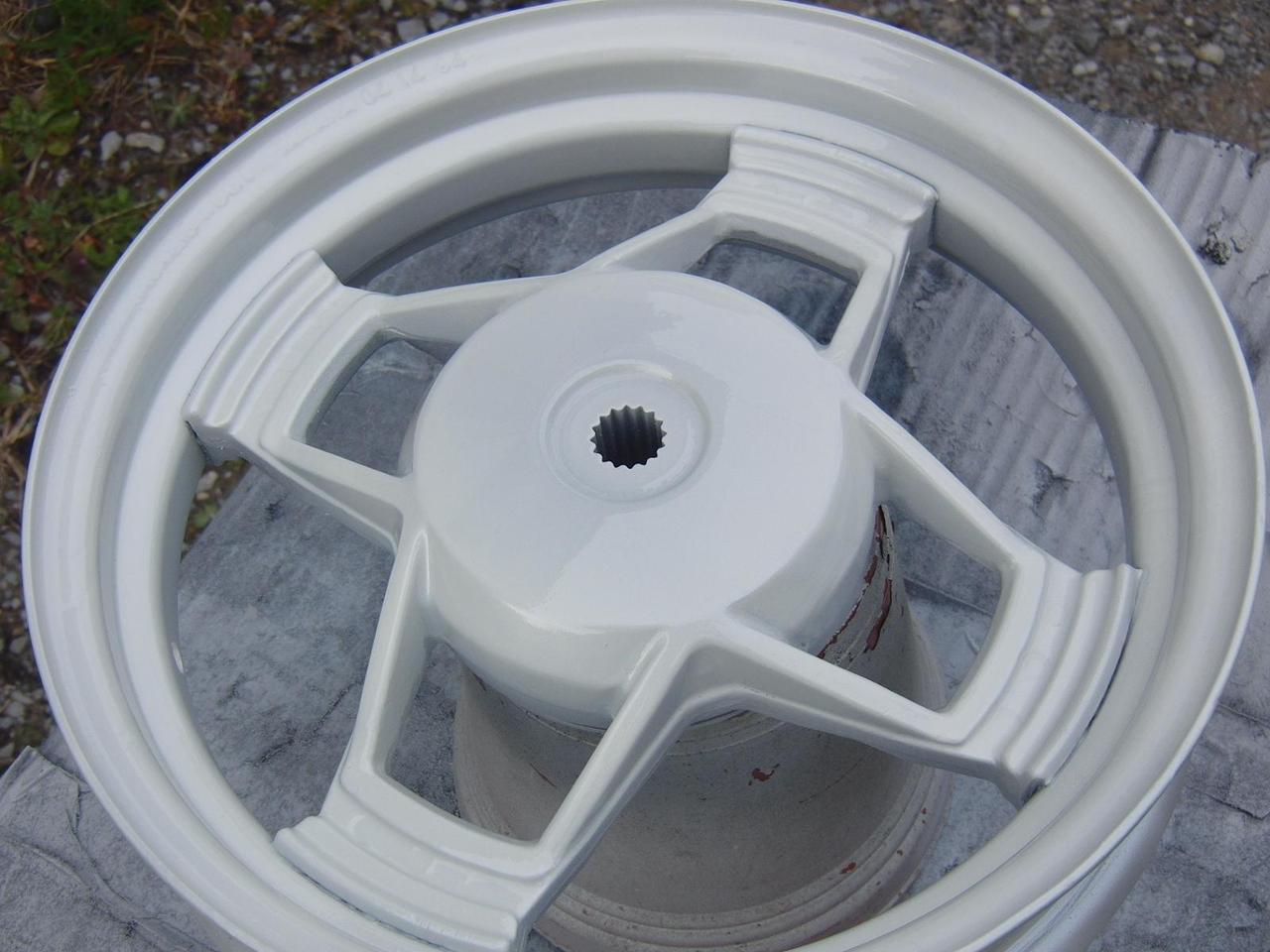 ヤマハ(純正) アクティブ35R リアホイール のパーツレビュー | ジョグ