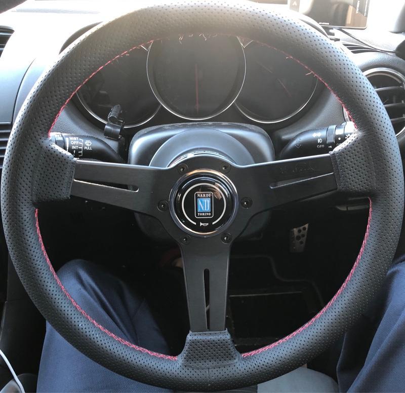 NARDI CLASSIC LEATHER SPORTS TYPE A パンチングレザー レッド