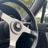 Gara GARA3 TYPE0 ブラックレザー＆シルバースポーク NARDI(ナルディ